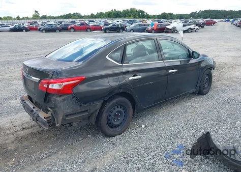 2017 Nissan Sentra S из США, поврежденный, VIN 3N1AB7AP8HY275784